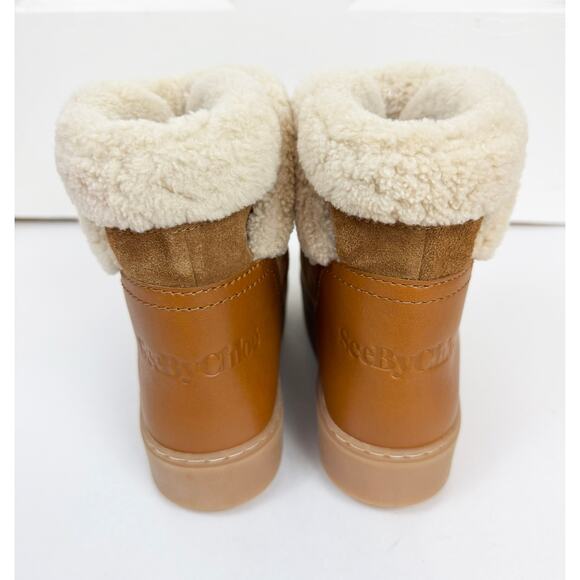 See By Chloe Tan Ankle Boots NEW - Picture 5 of 7